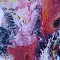 arte abstracto para acentuar una decoracion