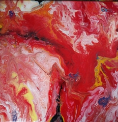 Flare Mache pintura acrilica