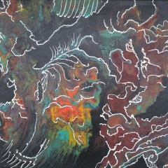 31 Spine L | Pintura Acrílica Fluida, Abstracta Y Conceptual