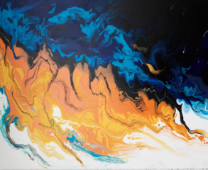 Pintura Acrílica Abstracta Original